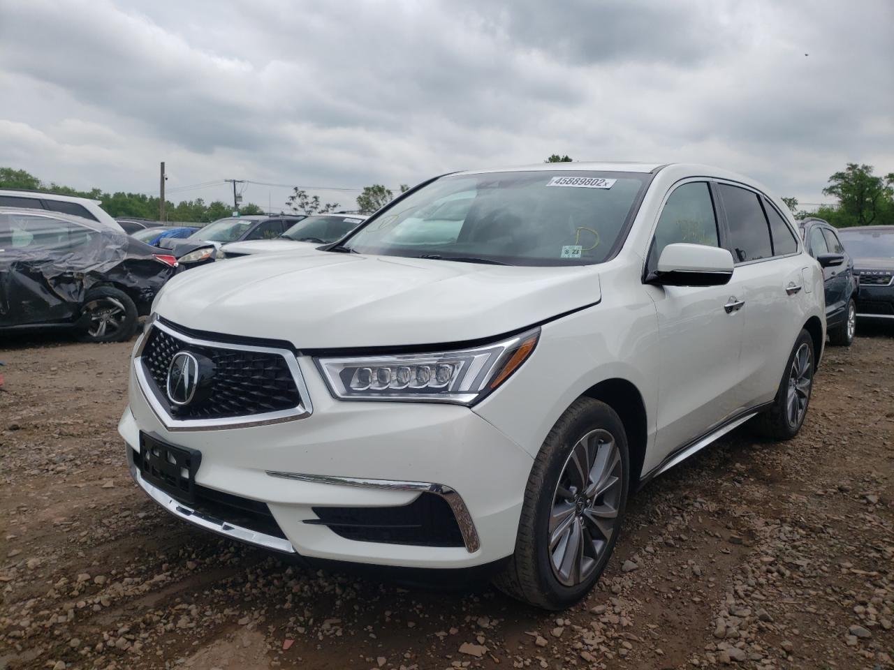 Photo 2 from auction – 2018 ACURA MDX TECHNO with VIN 5J8YD4H51JL026817