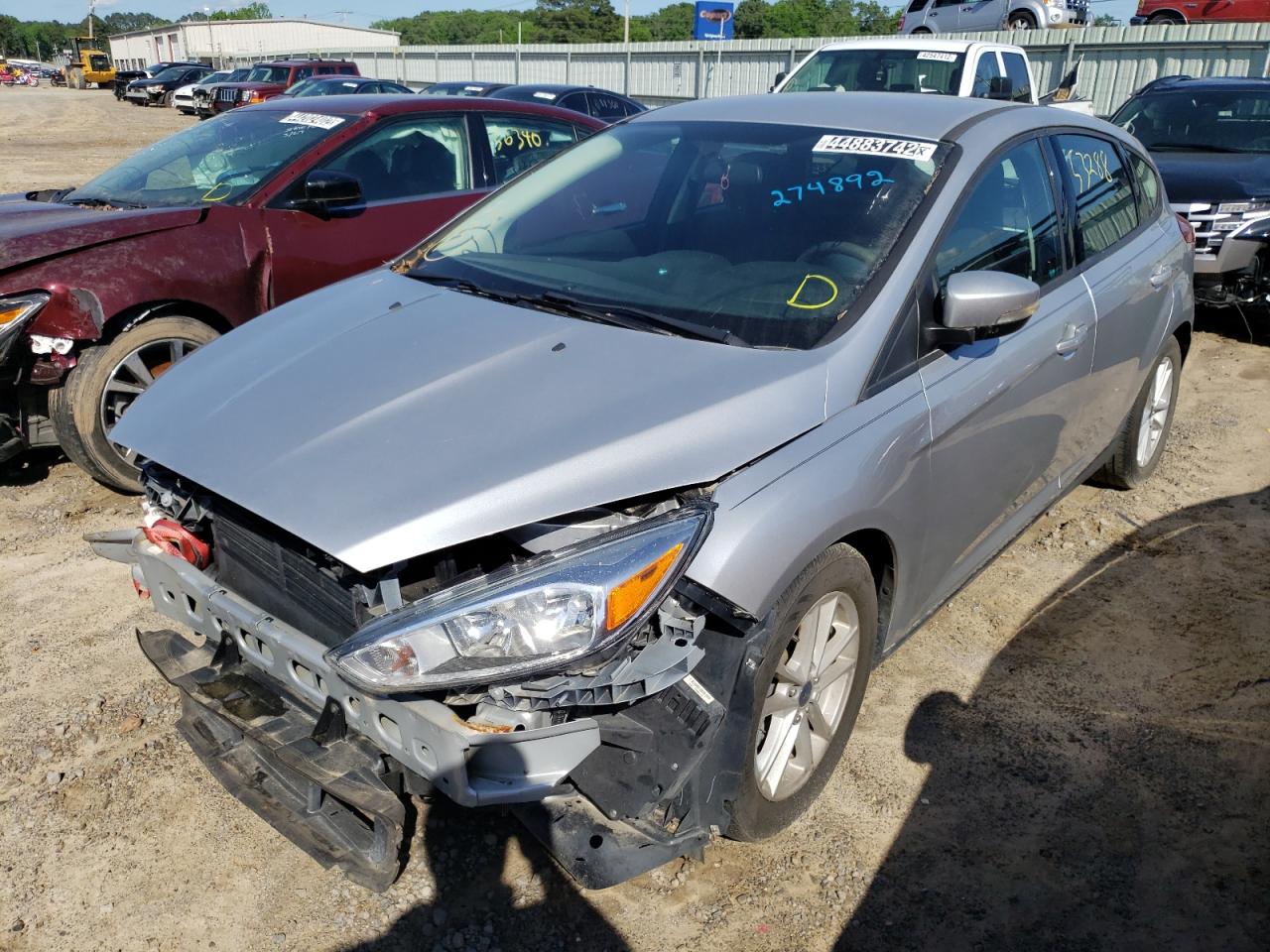 Photo 2 from auction – 2017 FORD FOCUS SE with VIN 1FADP3K29HL274892