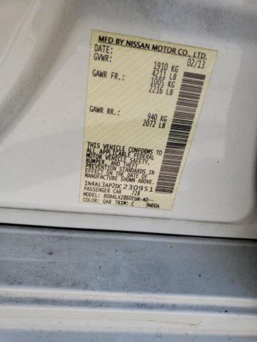 Photo 10 from auction – 2013 NISSAN ALTIMA 2.5 with VIN 1N4AL3AP2DC230951