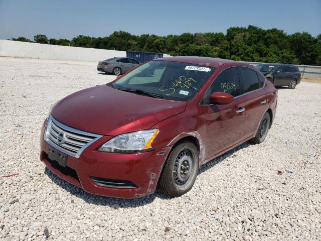 Photo 2 from auction – 2015 NISSAN SENTRA S with VIN 3N1AB7AP0FL660489