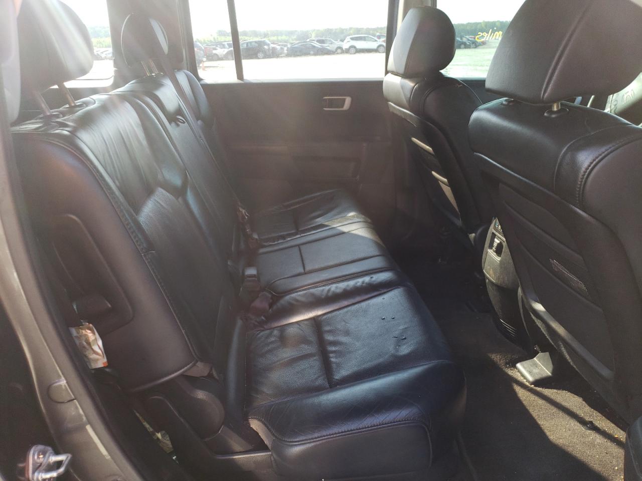 Photo 6 from auction – 2011 HONDA PILOT EXL with VIN 5FNYF3H58BB039491