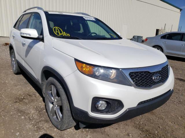 KIA SORENTO EX 2013 with VIN 5XYKUDA24DG317199 - Photo from auction