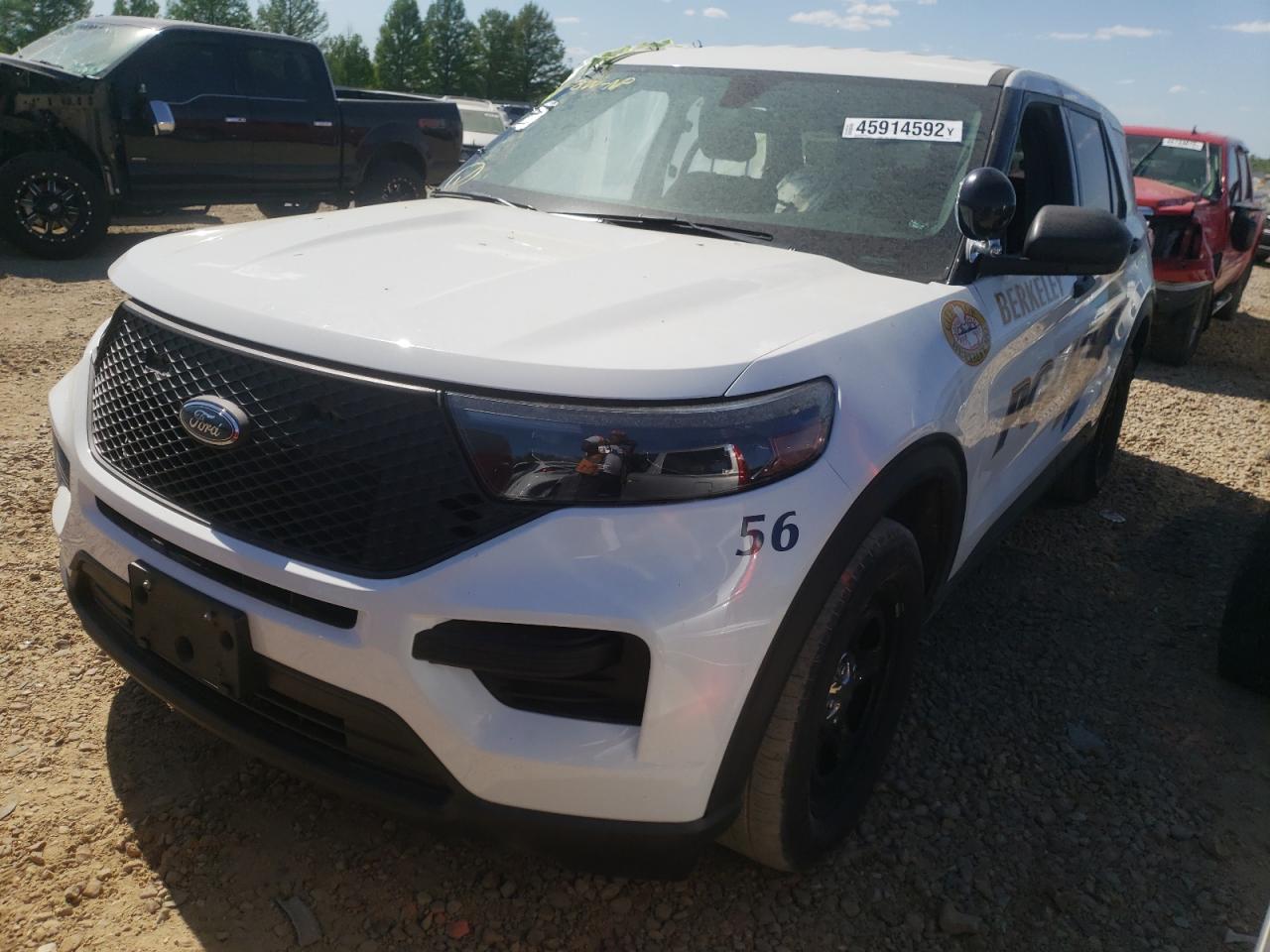 Photo 2 from auction – 2020 FORD EXPLORER P with VIN 1FM5K8ABXLGA64049