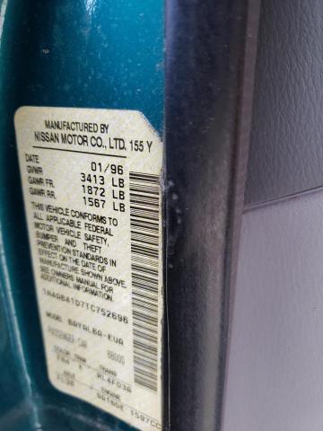 Photo 10 from auction – 1996 NISSAN SENTRA E with VIN 1N4AB41D7TC752696