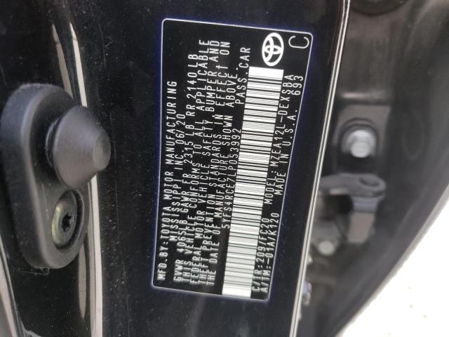 Photo 10 from auction – 2020 TOYOTA COROLLA SE with VIN 5YFS4RCE7LP053992