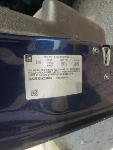 Photo 10 from auction – 2010 CHEVROLET COBALT 2LT with VIN 1G1AF5F54A7244660