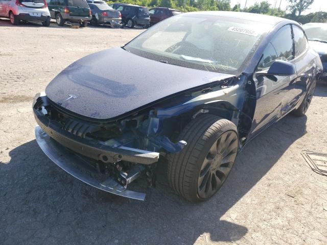 Photo 2 from auction – 2021 TESLA MODEL 3 with VIN 5YJ3E1ECXMF028287