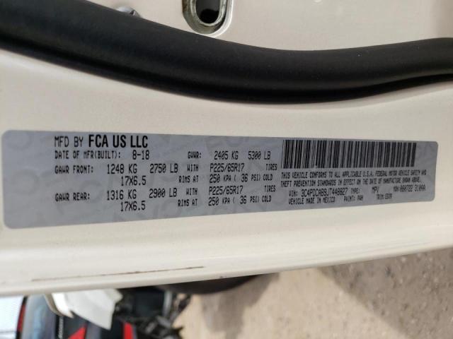 Photo 10 from auction – 2018 DODGE JOURNEY SE with VIN 3C4PDCAB9JT448827