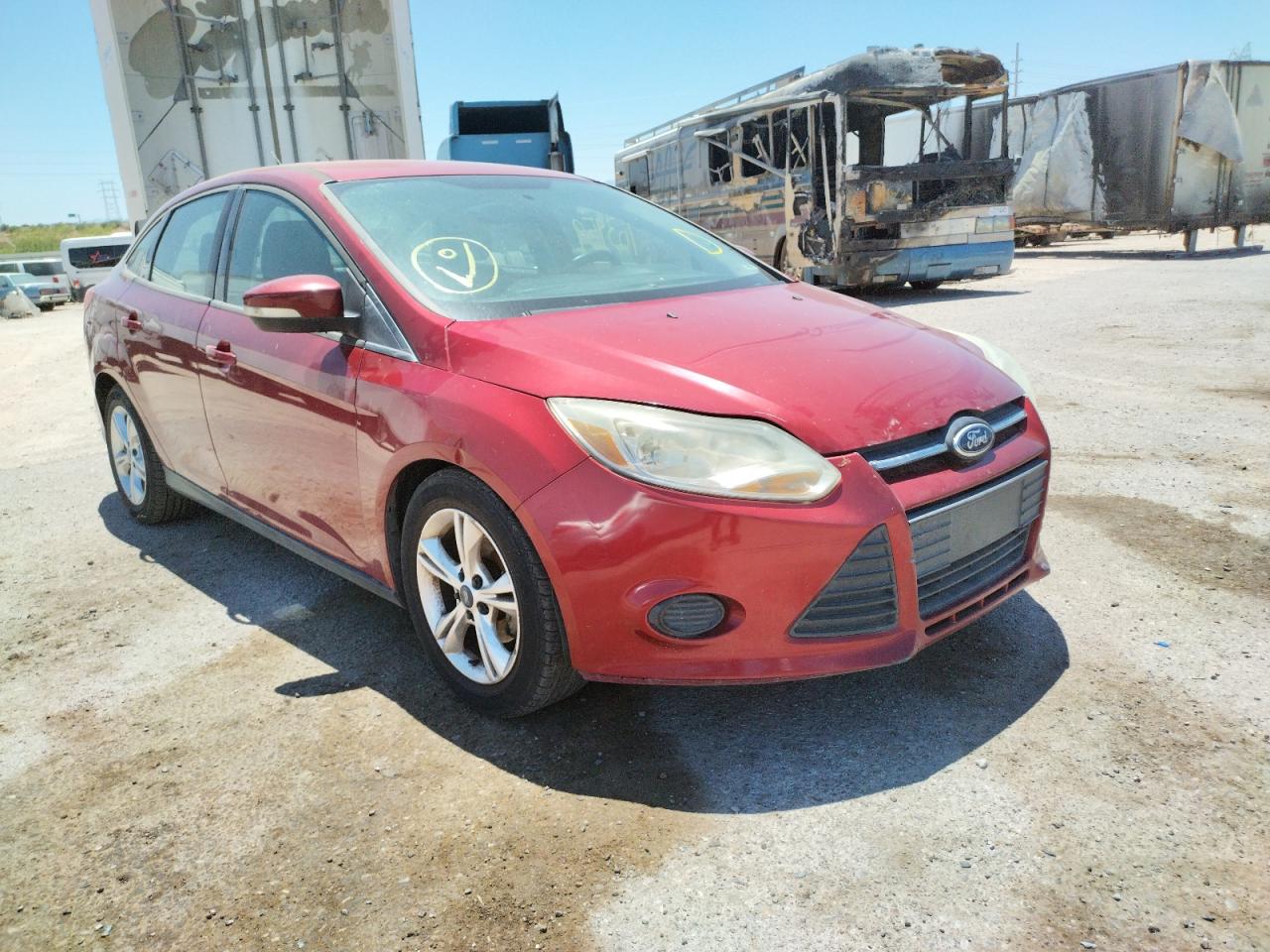 FORD FOCUS 2013 with VIN 1FADP3F28DL212761 - Photo from auction
