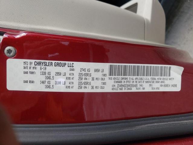 Photo 10 from auction – 2010 DODGE GRAND CARA with VIN 2D4RN4DE8AR356485