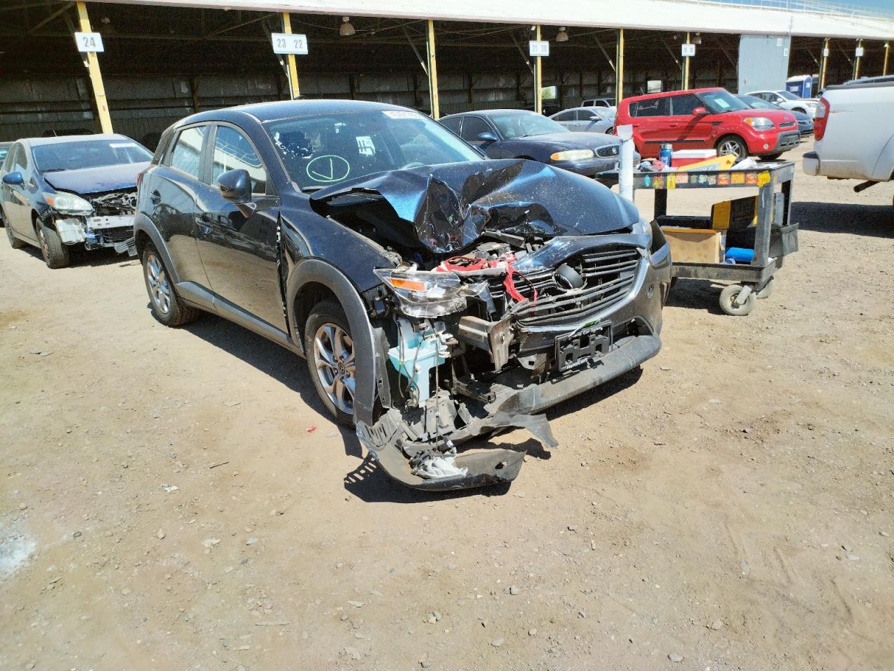 MAZDA CX-3 SPORT 2019 with VIN JM1DKDB7XK0435446 - Photo from auction