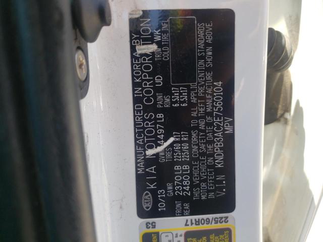 Photo 10 from auction – 2014 KIA SPORTAGE B with VIN KNDPB3AC2E7560104