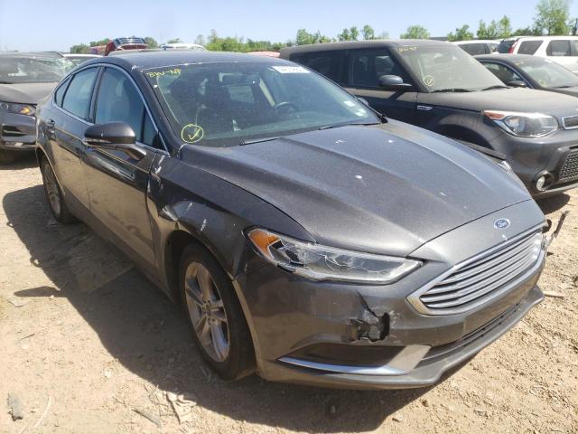FORD FUSION SE 2018 with VIN 3FA6P0HD8JR108502 - Photo from auction