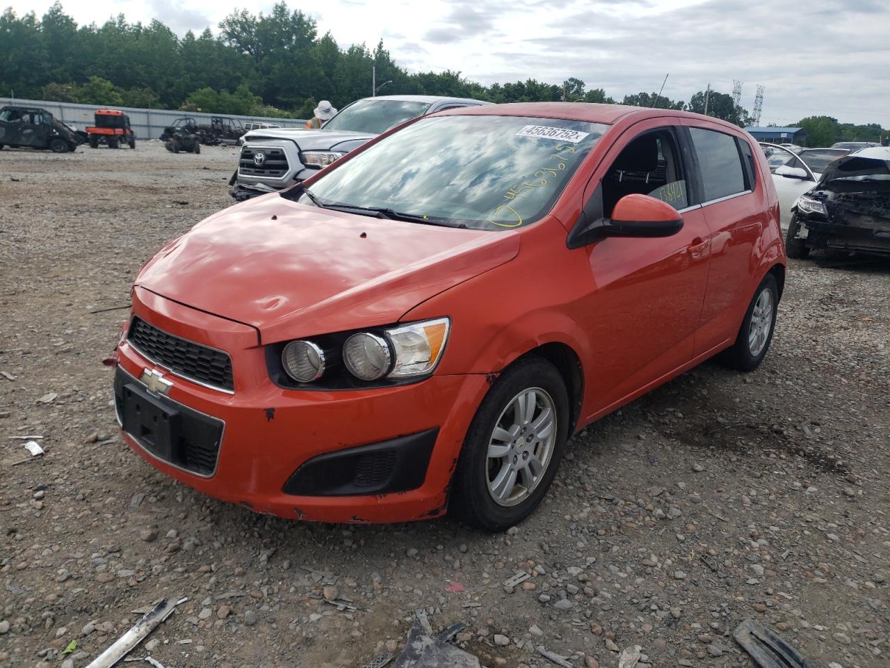 Photo 2 from auction – 2012 CHEVROLET SONIC LT with VIN 1G1JC6SH1C4170861