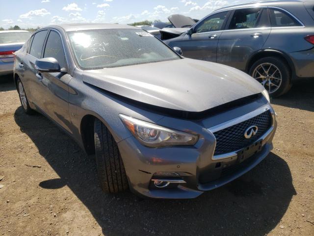 INFINITI Q50 BASE 2014 with VIN JN1BV7ARXEM681626 - Photo from auction