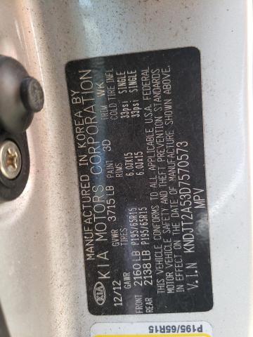 Photo 10 from auction – 2013 KIA SOUL with VIN KNDJT2A53D7570573