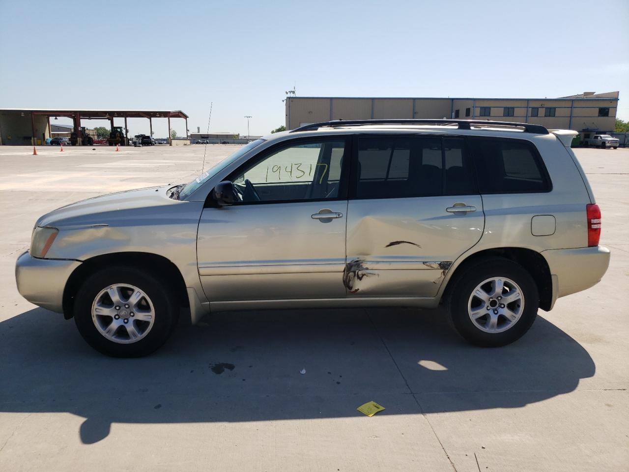Photo 9 from auction – 2003 TOYOTA HIGHLANDER with VIN JTEGF21A230113531