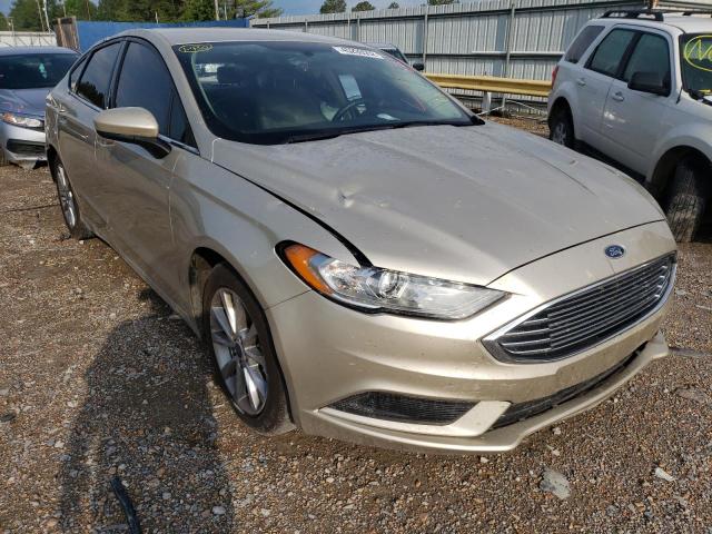 FORD FUSION SE 2017 with VIN 3FA6P0HD0HR392590 - Photo from auction