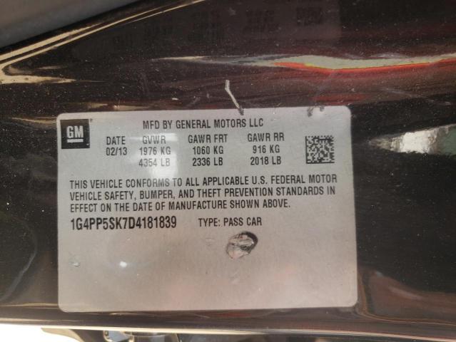 Photo 10 from auction – 2013 BUICK VERANO with VIN 1G4PP5SK7D4181839