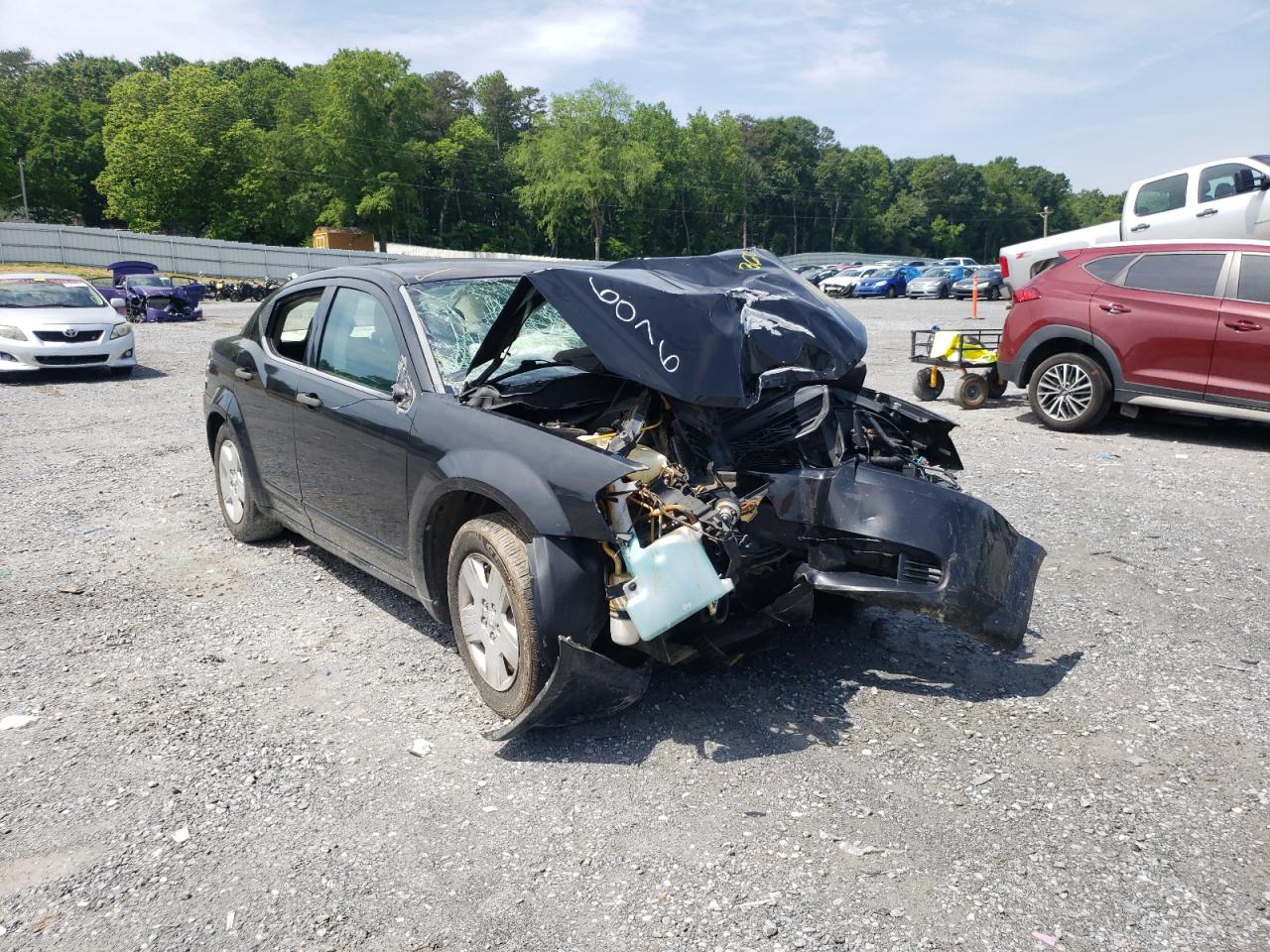 DODGE AVENGER SX 2010 with VIN 1B3CC4FB9AN196076 - Photo from auction