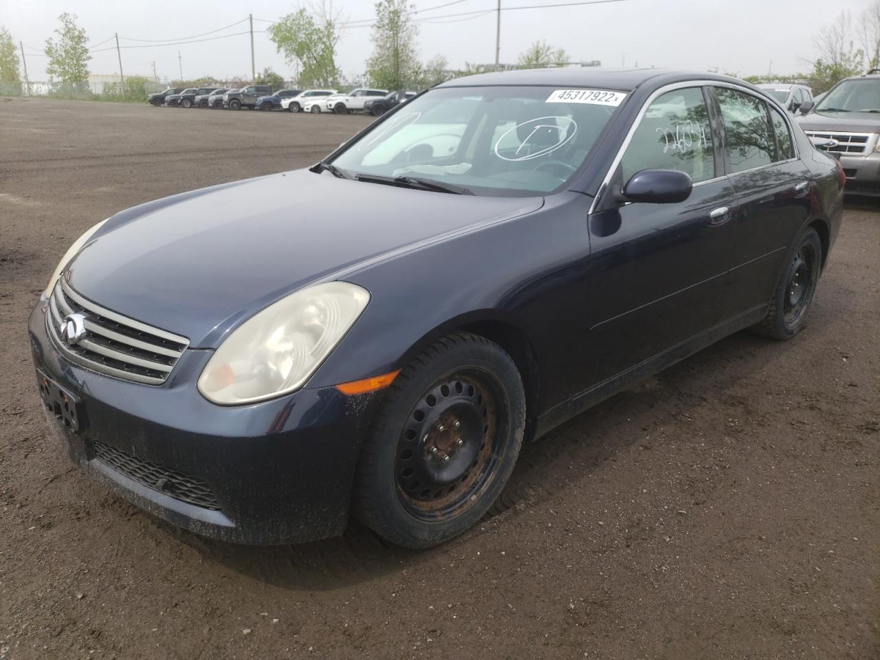 Photo 2 from auction – 2005 INFINITI G35 with VIN JNKCV51E95M205644