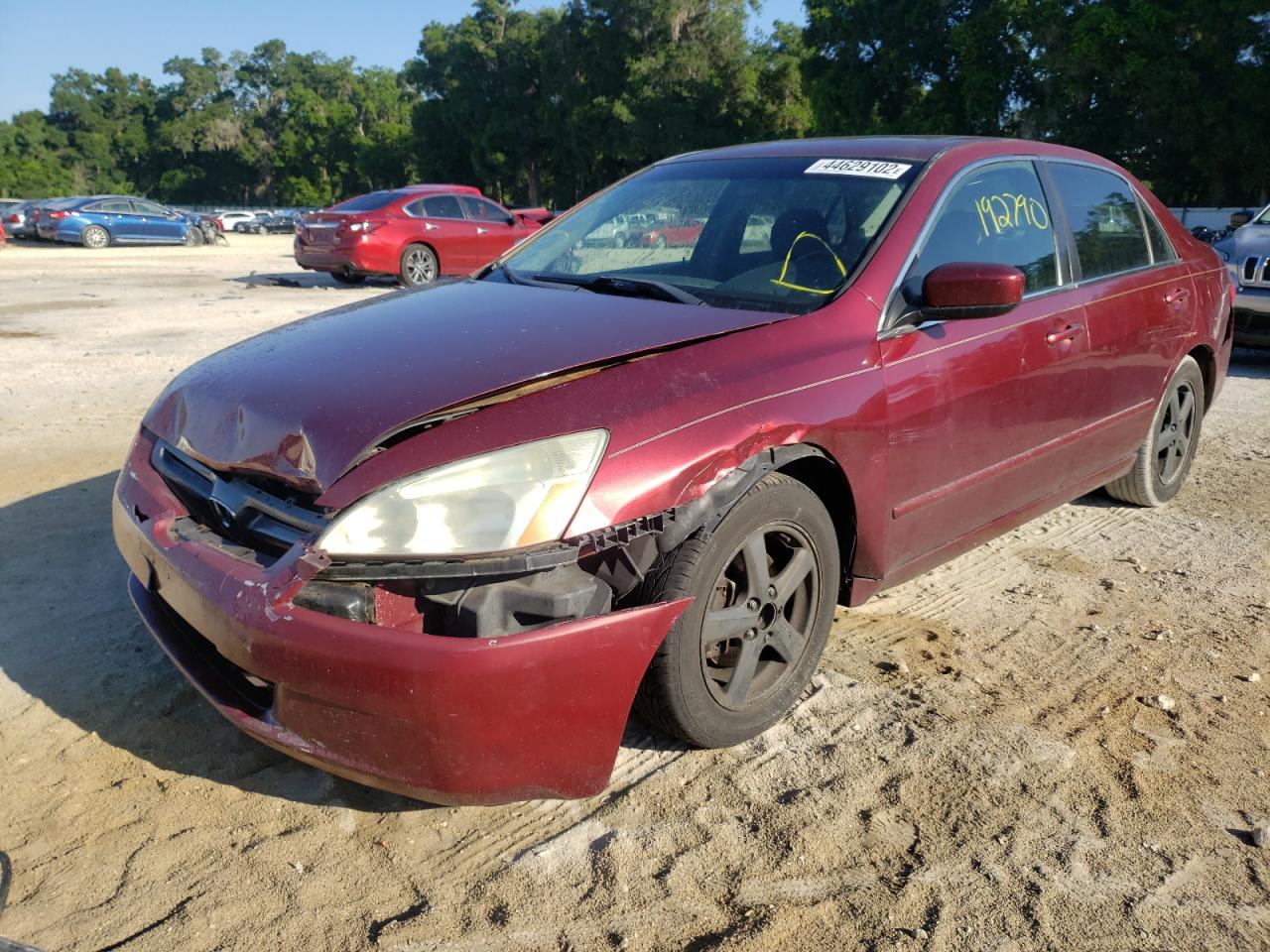 Photo 2 from auction – 2005 HONDA ACCORD EX with VIN 1HGCM56855A186567