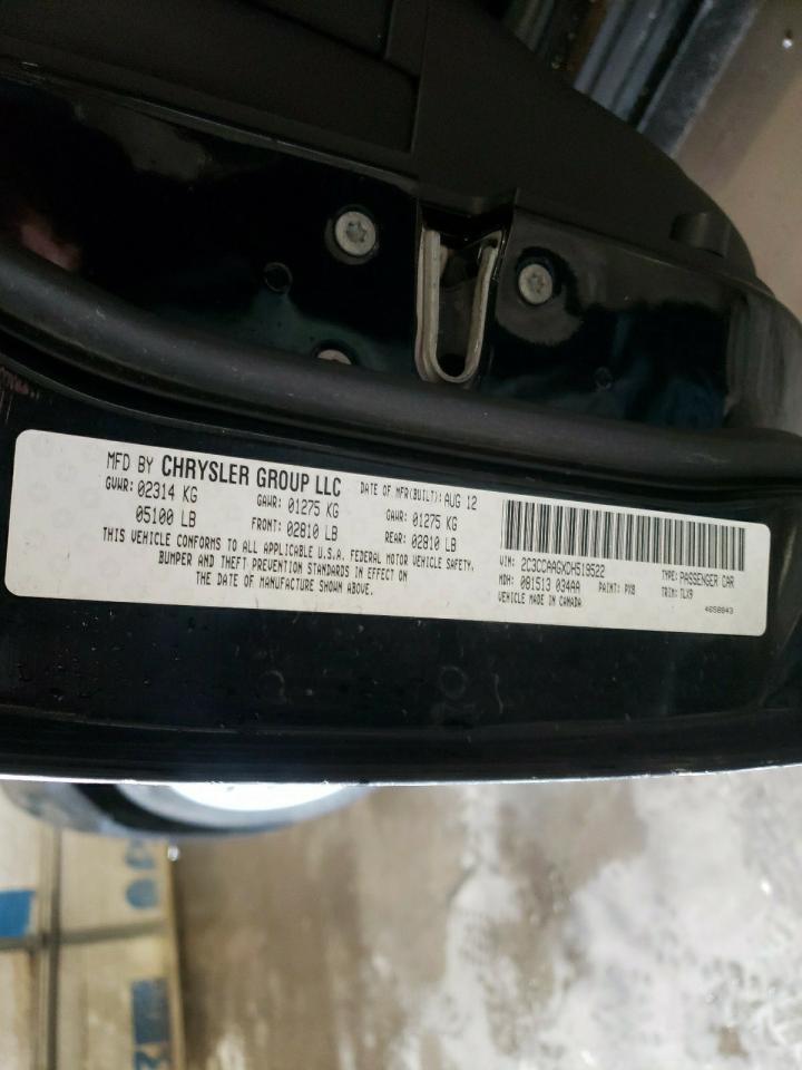 Photo 10 from auction – 2013 CHRYSLER 300 with VIN 2C3CCAAGXDH519522