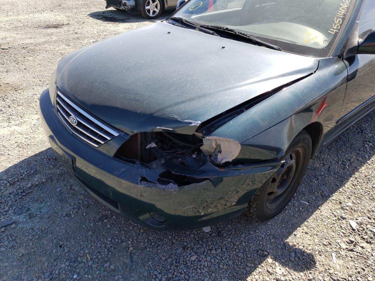Photo 9 from auction – 2004 KIA SPECTRA BA with VIN KNAFB121545309677