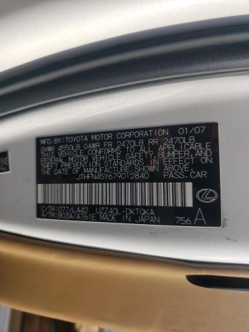 Photo 10 from auction – 2007 LEXUS SC 430 with VIN JTHFN45Y679012840