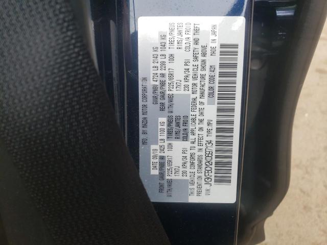 Photo 10 from auction – 2019 MAZDA CX-5 TOURI with VIN JM3KFBCM2K0697134