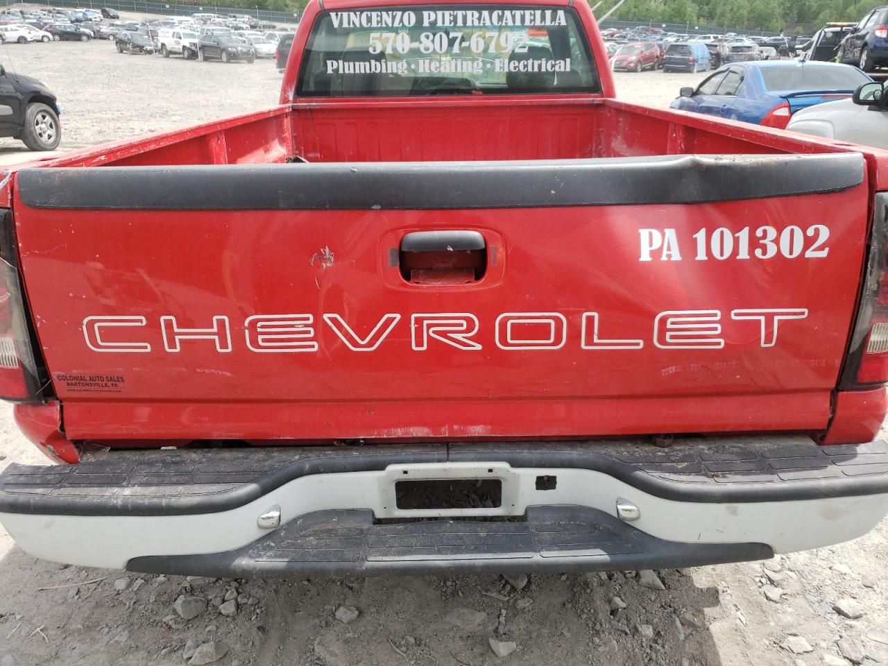 Photo 6 from auction – 2005 CHEVROLET SILVERADO with VIN 1GCEC14X05Z101424