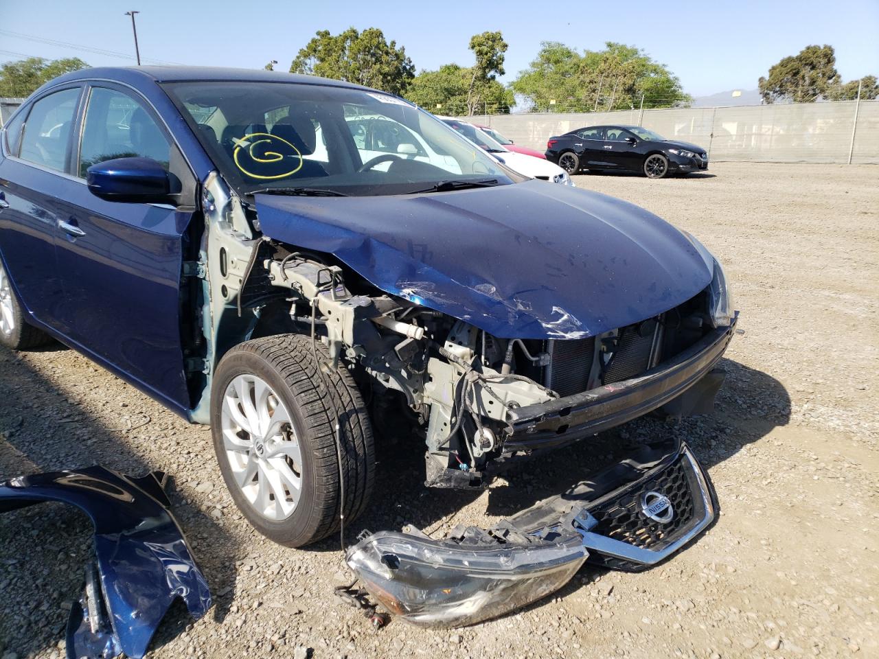 Photo 9 from auction – 2017 NISSAN SENTRA S with VIN 3N1AB7AP3HY307735