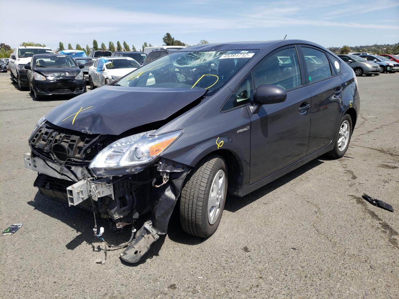 Photo 2 from auction – 2010 TOYOTA PRIUS with VIN JTDKN3DU5A0021243