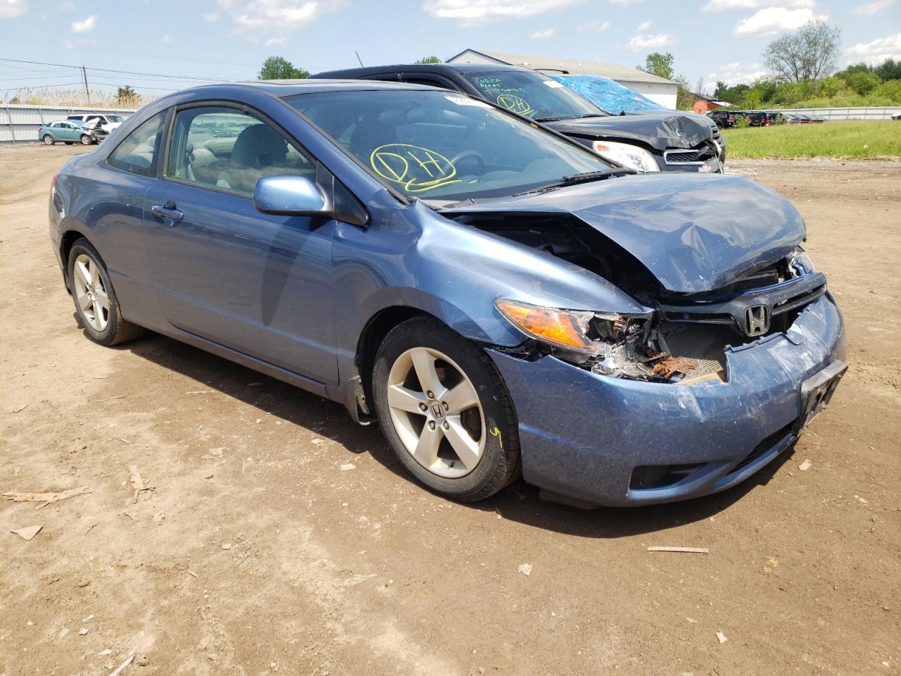 Photo 1 from auction – 2008 HONDA CIVIC EX with VIN 2HGFG12828H500040