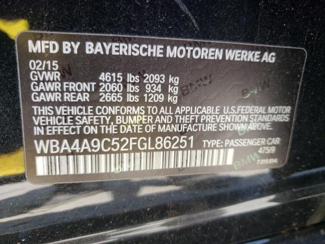 Photo 10 from auction – 2015 BMW 428 I GRAN with VIN WBA4A9C52FGL86251