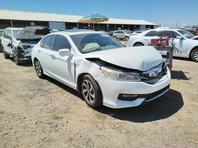 HONDA ACCORD EXL 2016 with VIN 1HGCR2F85GA110950 - Photo from auction