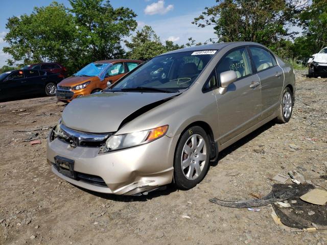 Photo 2 from auction – 2008 HONDA CIVIC LX with VIN 1HGFA16518L047534