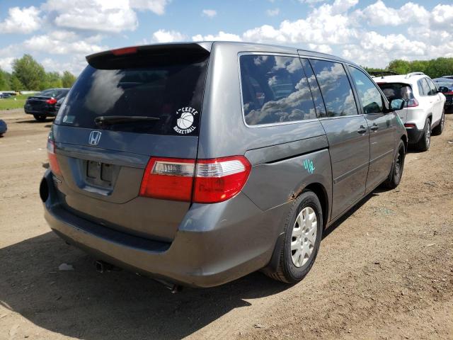 Photo 4 from auction – 2007 HONDA ODYSSEY LX with VIN 5FNRL382X7B062149