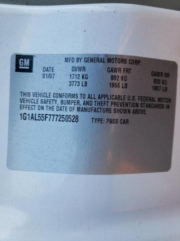Photo 10 from auction – 2007 CHEVROLET COBALT LT with VIN 1G1AL55F777250528