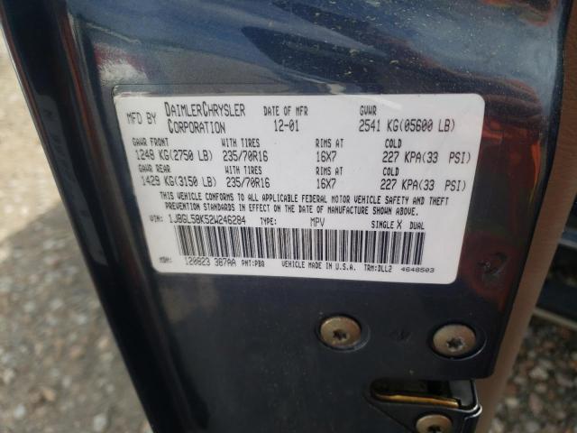 Photo 10 from auction – 2002 JEEP PATRIOT with VIN 1J8GL58K52W246284