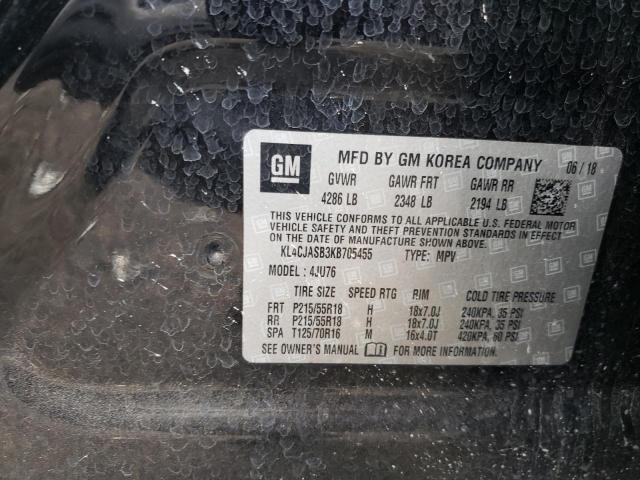 Photo 10 from auction – 2019 BUICK ENCORE PRE with VIN KL4CJASB3KB705455