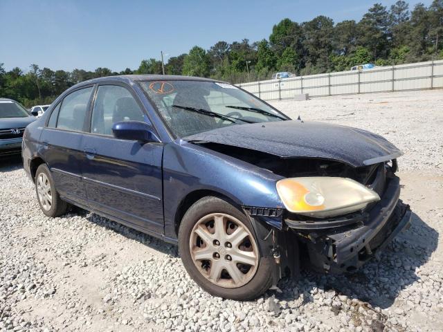 HONDA CIVIC EX 2003 with VIN 2HGES26713H598858 - Photo from auction