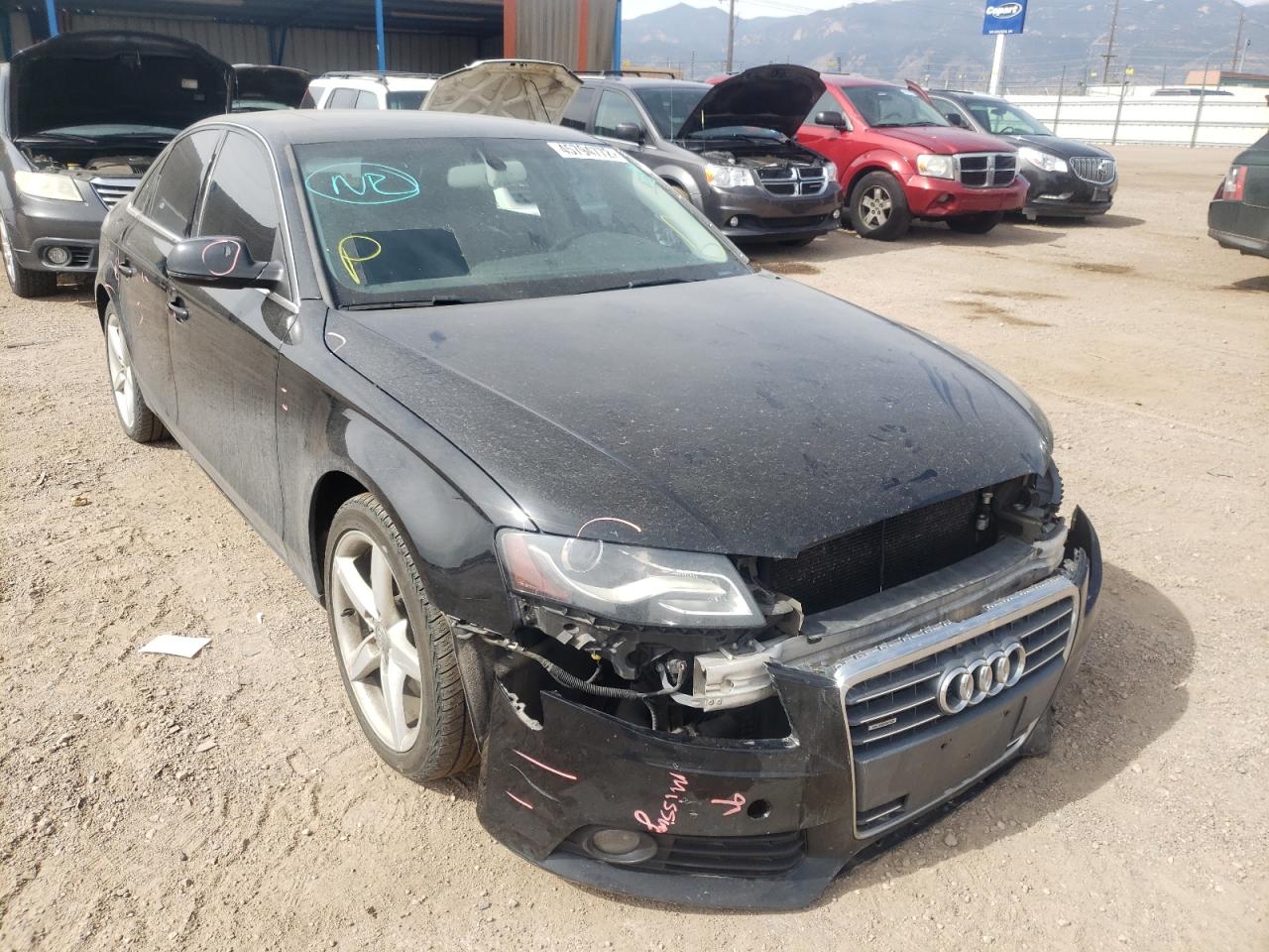 AUDI A4 PREMIUM 2011 with VIN WAUFFAFL5BN003995 - Photo from auction
