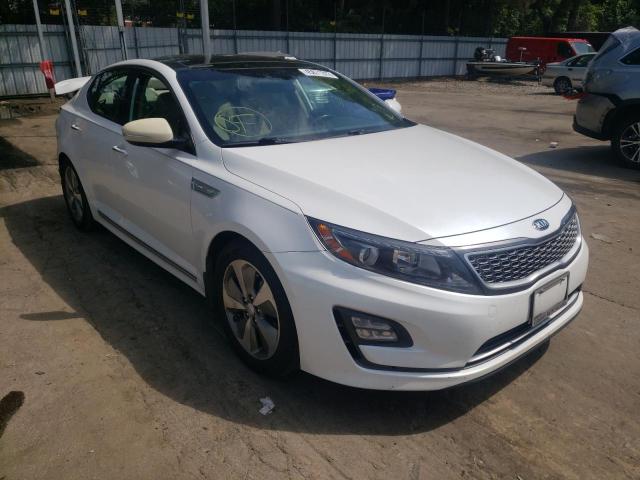 KIA OPTIMA HYB 2014 with VIN KNAGN4AD8E5072872 - Photo from auction