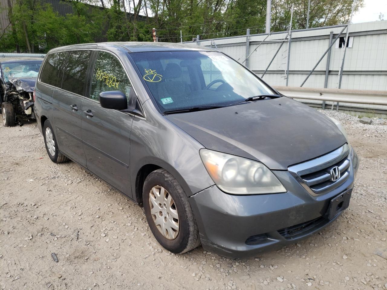 HONDA ODYSSEY LX 2007 with VIN 5FNRL38207B129292 - Photo from auction
