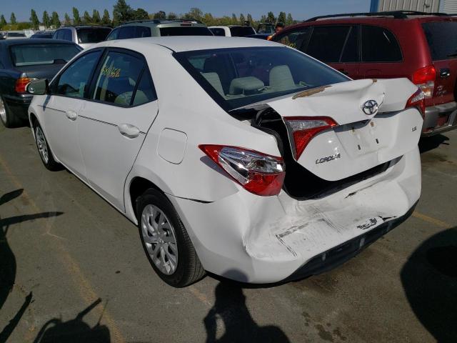 Photo 3 from auction – 2014 TOYOTA COROLLA L with VIN 2T1BURHE0EC115213