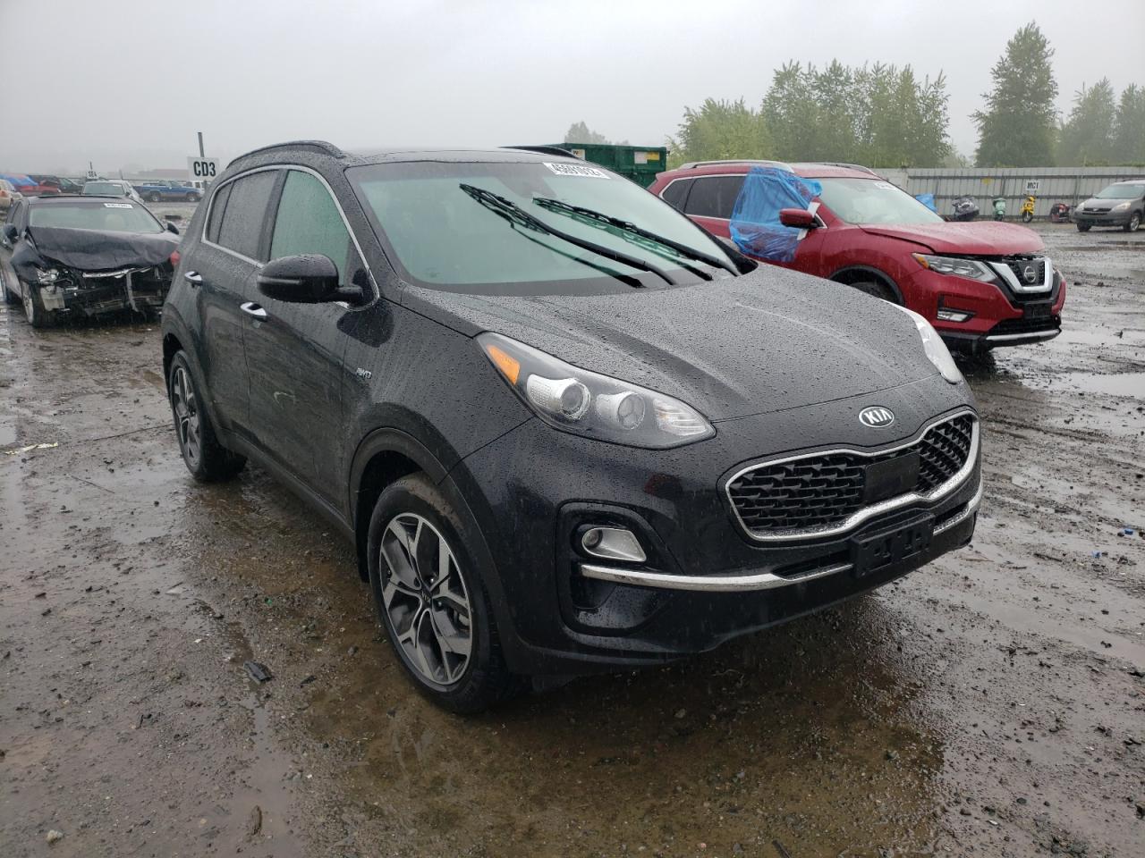 KIA SPORTAGE E 2020 with VIN KNDPNCAC0L7697689 - Photo from auction