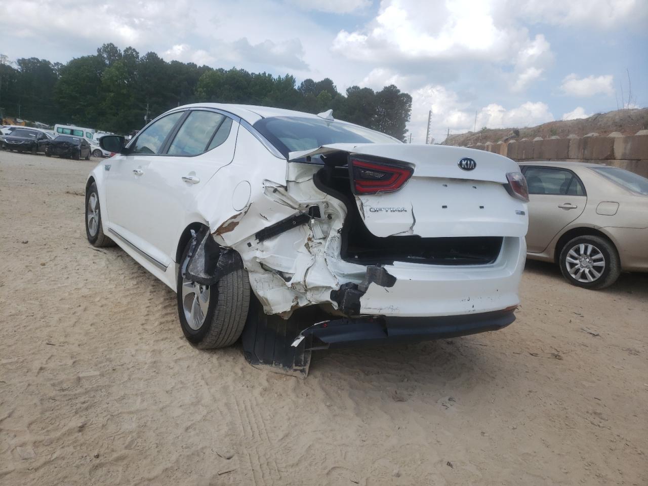 Photo 3 from auction – 2014 KIA OPTIMA HYB with VIN KNAGM4AD7E5073949