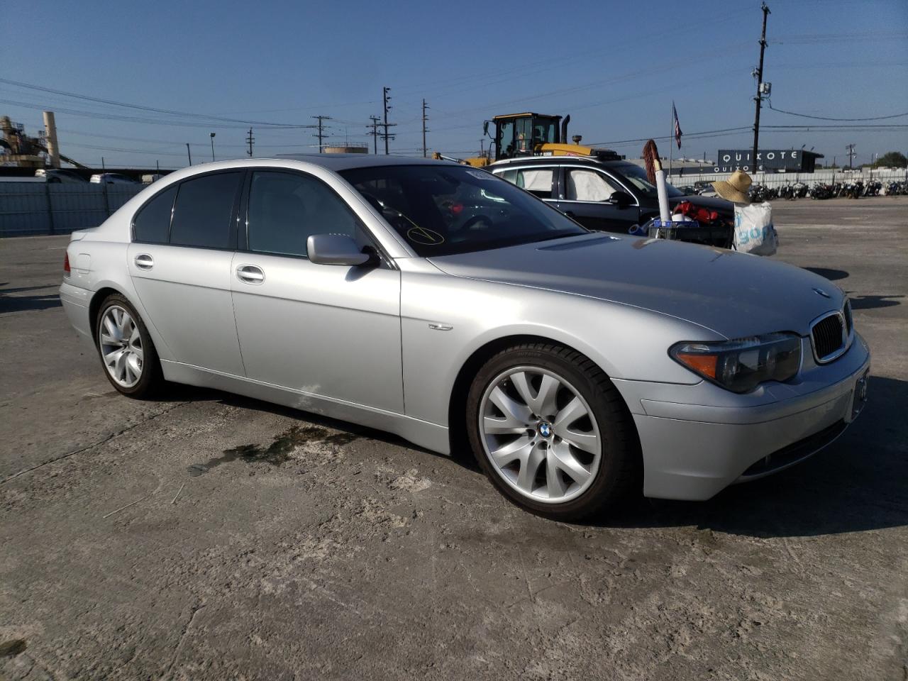 BMW 745 I 2003 with VIN WBAGL634X4DP71620 - Photo from auction