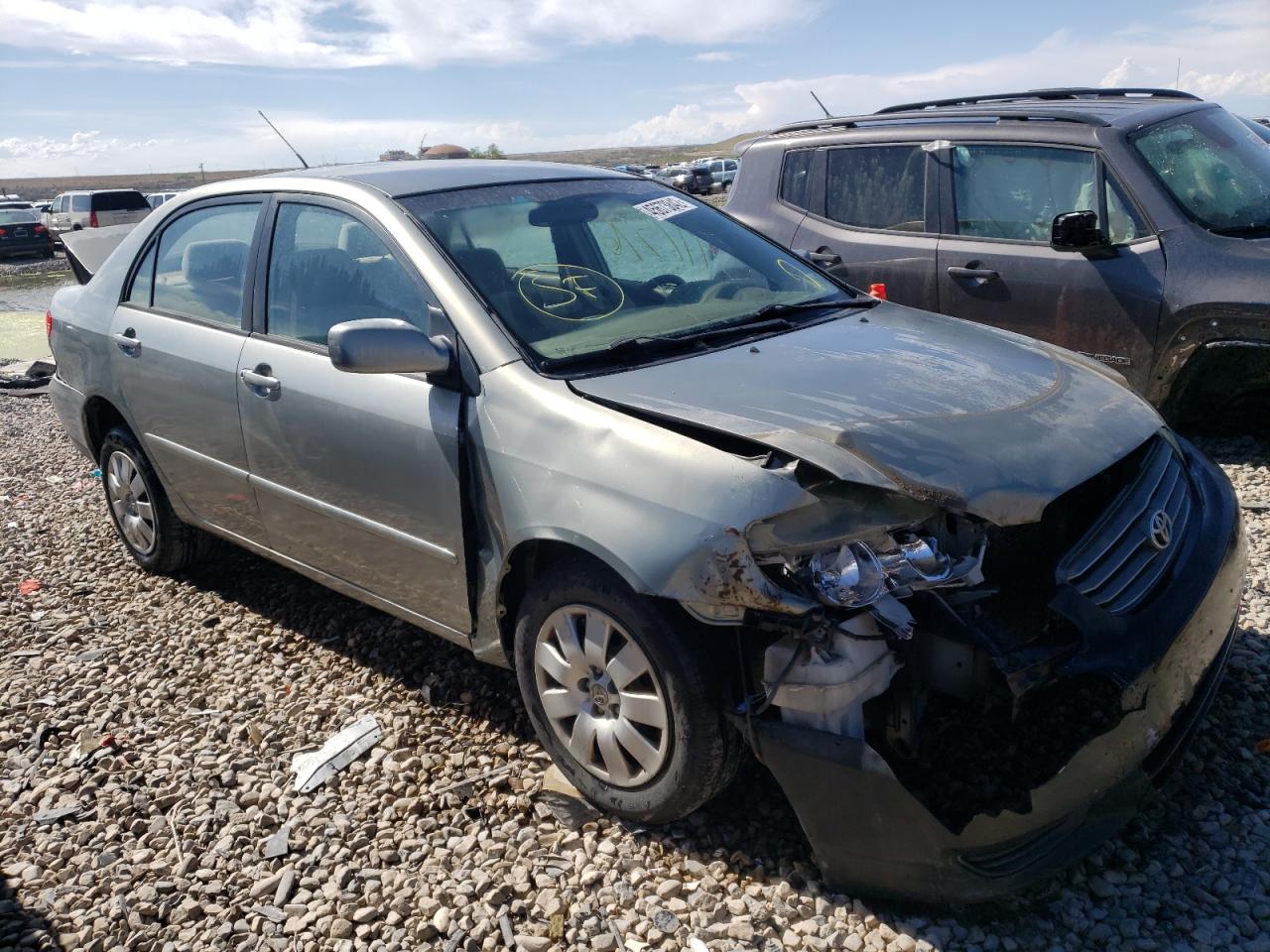 TOYOTA COROLLA 2004 with VIN 1NXBR38E24Z313836 - Photo from auction